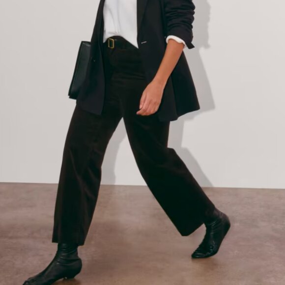 Everlane The Sailor Pant in Corduroy Black sz. 6 - Picture 1 of 5